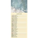 Naptár, fali, tervező, TOPTIMER "Vintage"