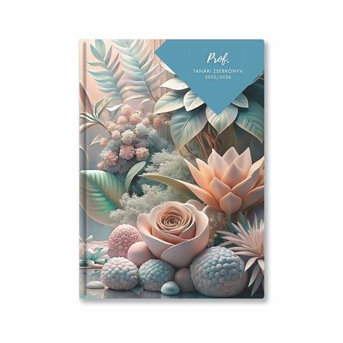 Tanári zsebkönyv, 2025/2026 tanév, A5, heti, TOPTIMER, kövirósza