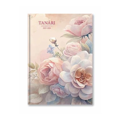 Tanári zsebkönyv, 2025/2026 tanév, A5, heti, TOPTIMER, "Rózsa"