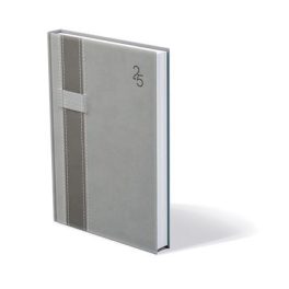   Naptár, tervező, A5, napi, TOPTIMER "Vario", szürke-szürke