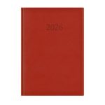 Naptár, tervező, A4, napi, TOPTIMER "Wide", bordó