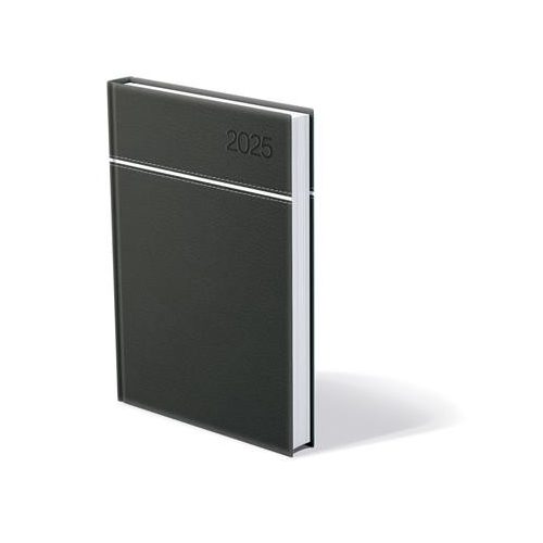 Naptár, tervező, A5, napi, TOPTIMER, "Young", fekete-fehér