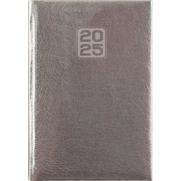   Naptár, tervező, B6, heti, DAYLINER, "Mirror", ezüst