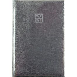   Naptár, tervező, B6, heti, DAYLINER, "Mirror", ezüst
