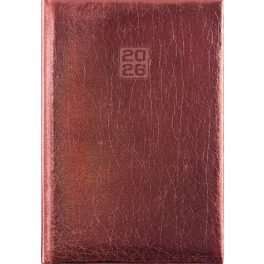   Naptár, tervező, A5, heti, DAYLINER, "Mirror", bronz