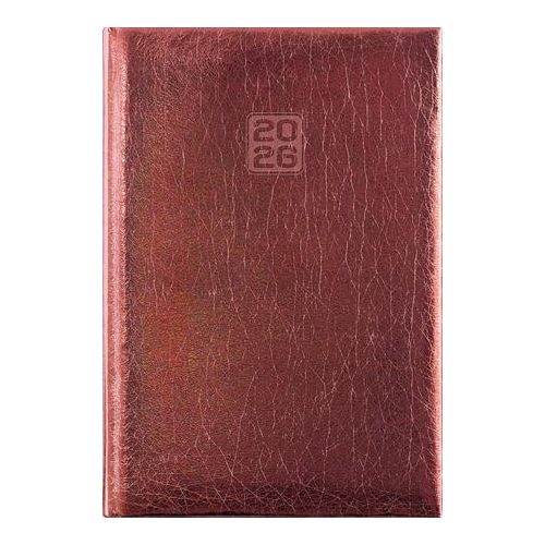Naptár, tervező, A5, heti, DAYLINER, "Mirror", bronz