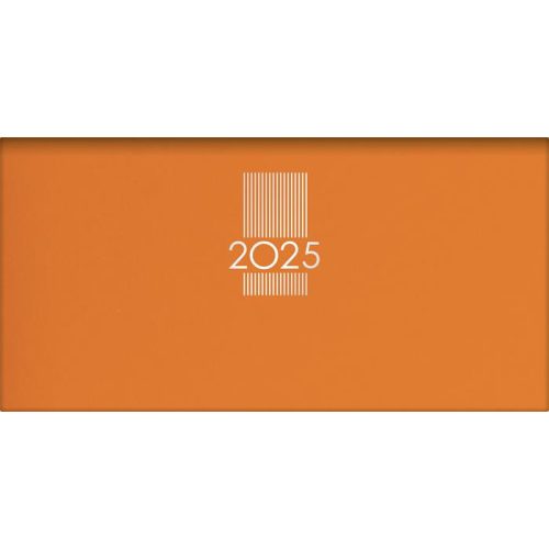 Zsebnaptár, fekvő elrendezésű, DAYLINER, "MyPastel", narancs