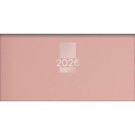   Zsebnaptár, fekvő elrendezésű, DAYLINER, "MyPastel", púder