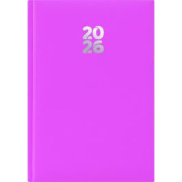  Naptár, tervező, A5, heti, DAYLINER, "Pannon", fuchsia