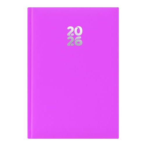 Naptár, tervező, A5, heti, DAYLINER, "Pannon", fuchsia