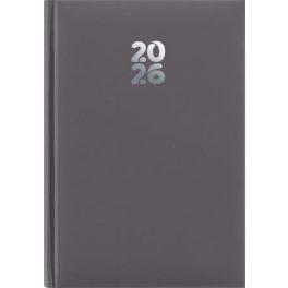  Naptár, tervező, A5, heti, DAYLINER, "Pannon", szürke