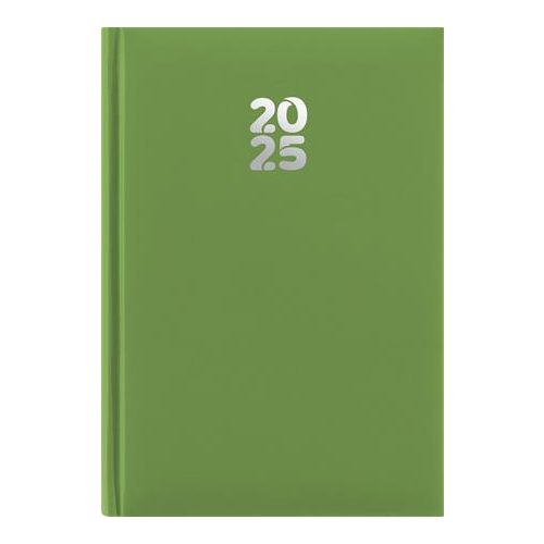 Naptár, tervező, A5, napi, DAYLINER, "Pannon", világoszöld