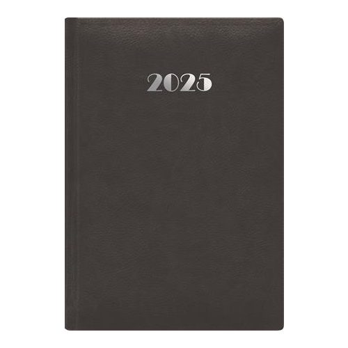 Naptár, tervező, A5, napi, DAYLINER, "Pellana", fekete