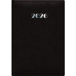   Naptár, tervező, A5, napi, DAYLINER, "Pellana", fekete
