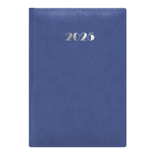 Naptár, tervező, A5, napi, DAYLINER, "Pellana", kék