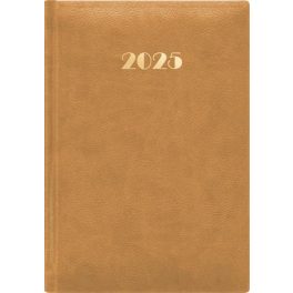   Naptár, tervező, A5, napi, DAYLINER, "Pellana", okker