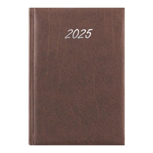 Naptár, tervező, A5, napi, DAYLINER, "Rebel", antracit