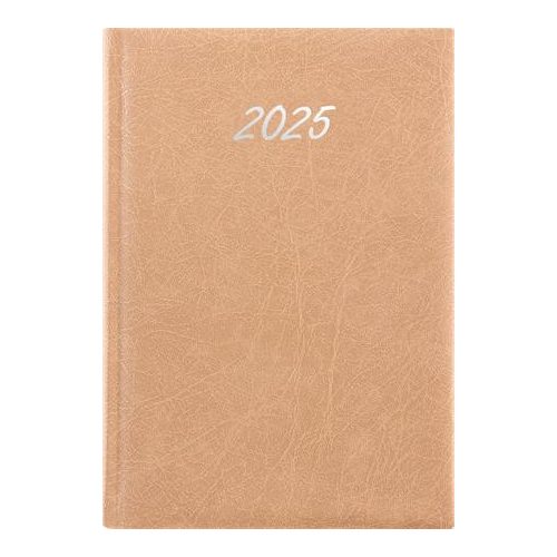 Naptár, tervező, A5, napi, DAYLINER, "Rebel", bézs