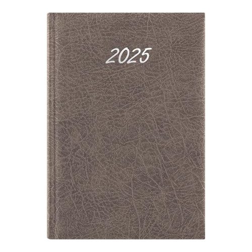 Naptár, tervező, A5, napi, DAYLINER, "Rebel", szürke