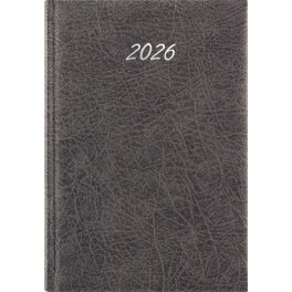   Naptár, tervező, B5, heti, DAYLINER, "Rebel", szürke