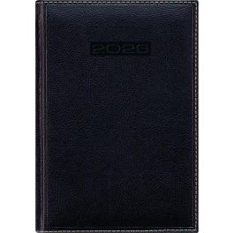   Naptár, tervező, A5, napi, DAYLINER, "Sherwood", fekete