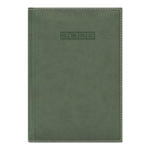 Naptár, tervező, B5, heti, DAYLINER "Sherwood", zöld