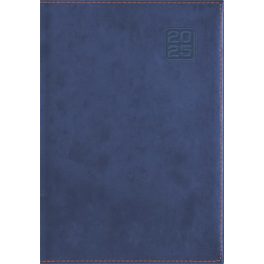   Naptár, tervező, A5, napi, DAYLINER "Square", kék