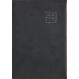   Naptár, tervező, B5, heti, DAYLINER "Square", fekete