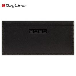   Zsebnaptár, fekvő elrendezésű, DAYLINER, "Sherwood", fekete