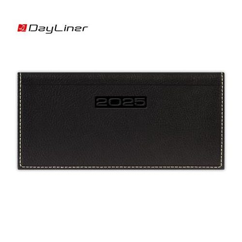 Zsebnaptár, fekvő elrendezésű, DAYLINER, "Sherwood", fekete