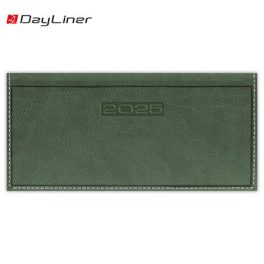   Zsebnaptár, fekvő elrendezésű, DAYLINER, "Sherwood", zöld
