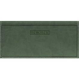   Zsebnaptár, fekvő elrendezésű, DAYLINER, "Sherwood", zöld