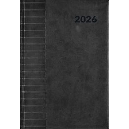   Naptár, tervező, A5, napi, DAYLINER, "Tucson", fekete