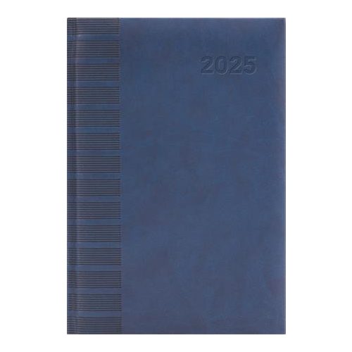 Naptár, tervező, A5, napi, DAYLINER, "Tucson", kék