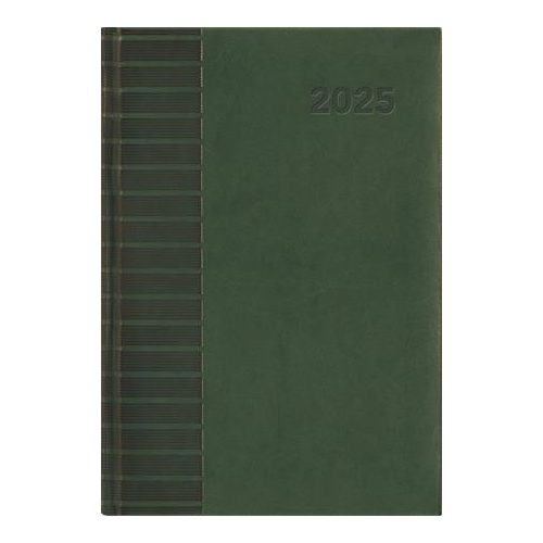 Naptár, tervező, A5, napi, DAYLINER, "Tucson", zöld