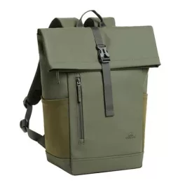   Notebook hátizsák, 14", 17L, rolltop, RIVACASE "Eden ECO 7826", olivazöld