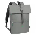 Notebook backpack, 15,6", rolltop, 15L, RIVACASE "Gremio ECO 5567", grey