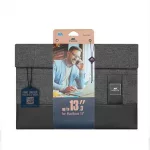 Notebook tok, 13,3", MacBook Pro/MacBook Air, RIVACASE "Lantau 8802", szürke-fekete