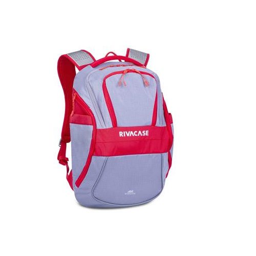 Notebook hátizsák, 15,6", 20L, RIVACASE "5225 Mercantour", szürke-piros