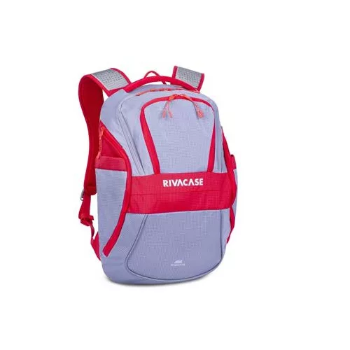 Notebook hátizsák, 15,6", 20L, RIVACASE "5225 Mercantour", szürke-piros