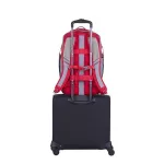 Notebook hátizsák, 15,6", 20L, RIVACASE "5225 Mercantour", szürke-piros