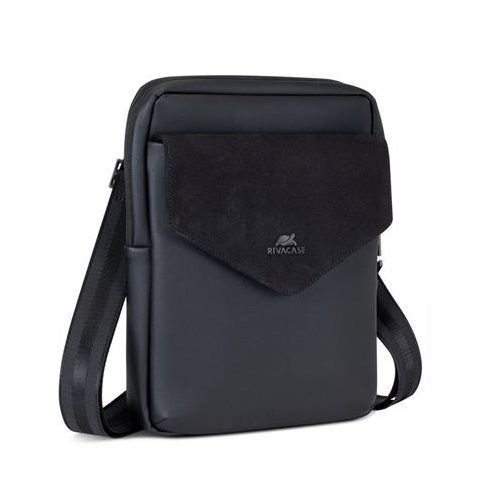 Oldaltáska, tablet 11", RIVACASE "Cardiff Canvas 8511", fekete