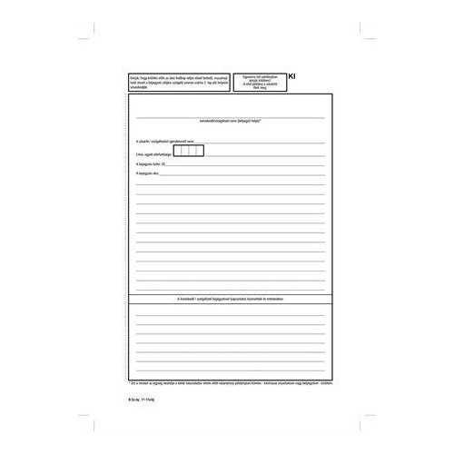 Nyomtatvány, vásárlók könyve, 25x2, A4, VICTORIA PAPER "B.11-1", 10 tömb/csomag