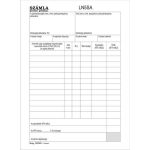 Nyomtatvány, számlatömb, egy ÁFÁs, 50x3, A5, VICTORIA PAPER, "B.13-374", 10 tömb/csomag