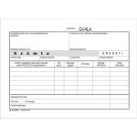 Nyomtatvány, számlatömb, egy ÁFÁs, 50x3, A5, fekvő, VICTORIA PAPER, "B.13-374", 10 tömb/csomag