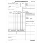 Nyomtatvány, nemzetközi tehergépjármű menetlevél, A3, VICTORIA PAPER "B.7300-237"