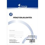 Nyomtatvány, pénztárjelentés, 25x2, A5, VICTORIA PAPER "B.Kisker-104", 10 tömb/csomag