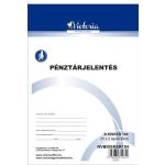 Nyomtatvány, pénztárjelentés, 25x2, A5, VICTORIA PAPER "B.Kisker-104", 10 tömb/csomag