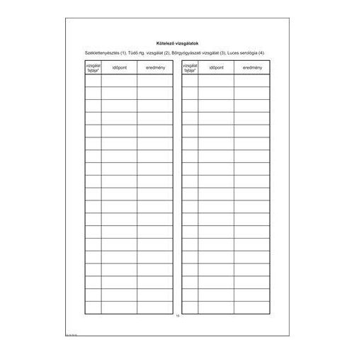 Nyomtatvány, egészségügyi kiskönyv, A6, VICTORIA PAPER "C.3151-2"