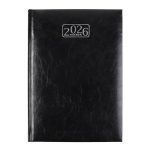 Naptár, tervező, A5, napi, VICTORIA OFFICE "Chrono", fekete (2025 évi)